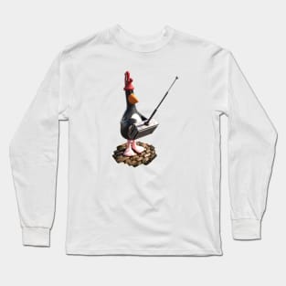 Feathers Mcgraw Remote Control Funny Cute Long Sleeve T-Shirt